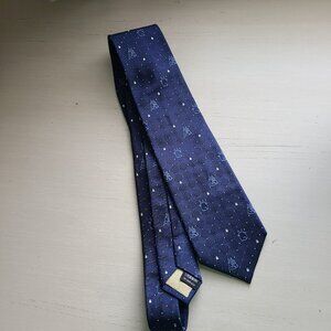 Studio Ghibli Totoro 100% Silk Tie Made in Japan Navy Anime Necktie